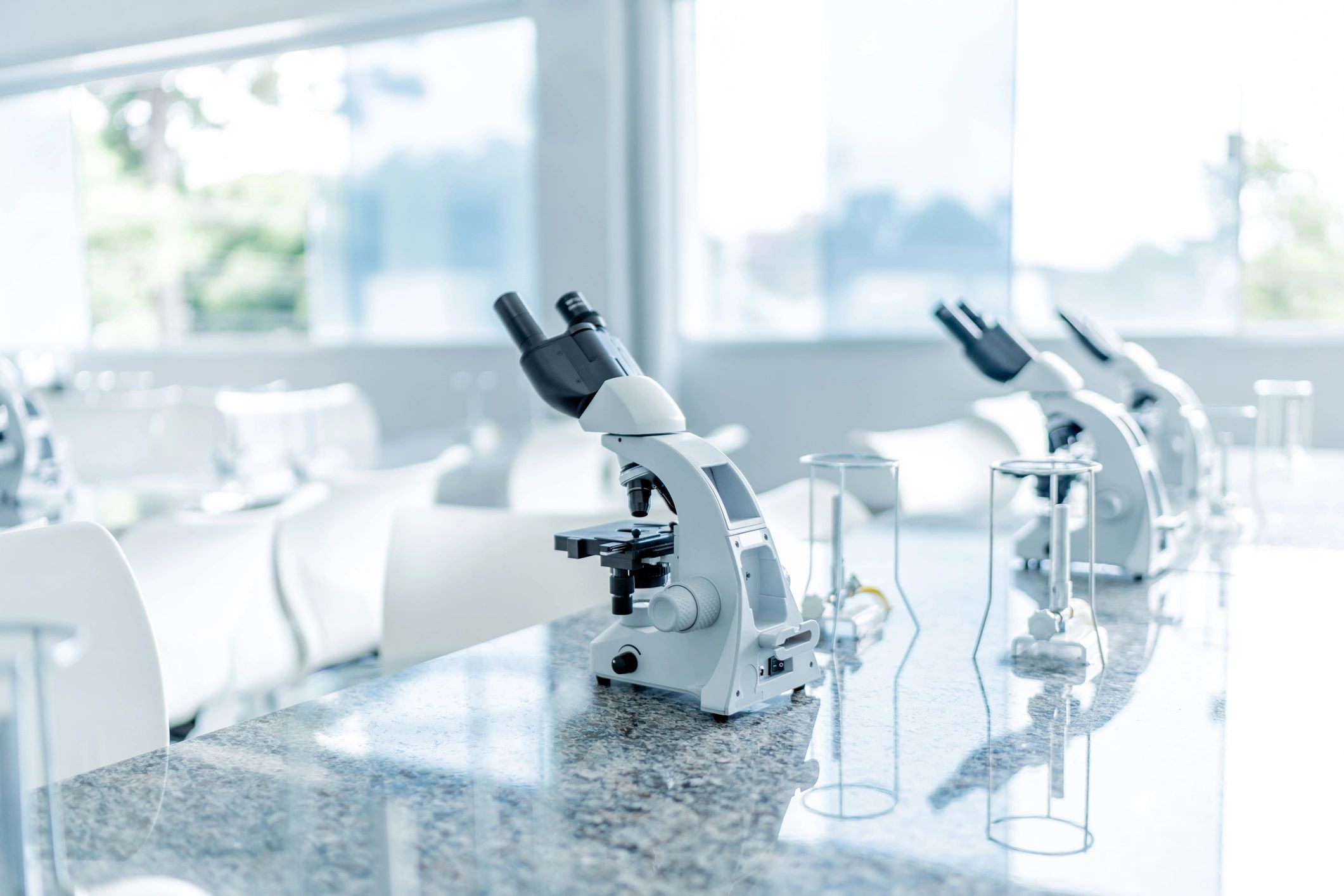 Clinical laboratory environment for blood sample testing