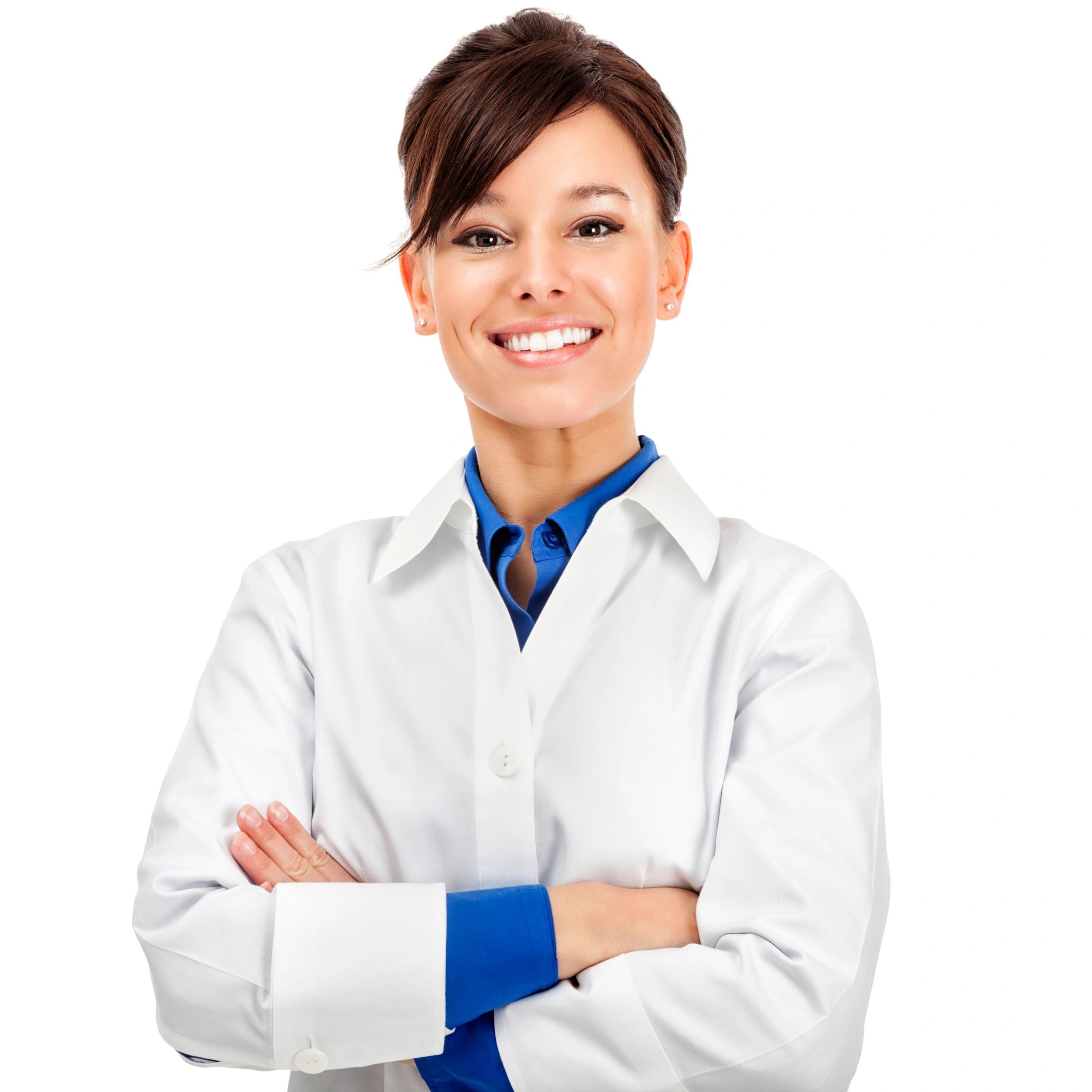 Portrait of Dr. Maya Chen, Laboratory Director